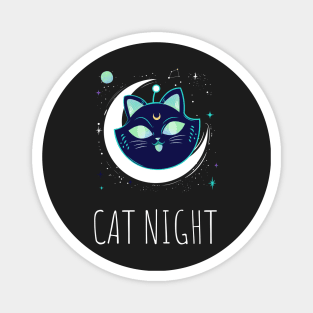 Cat night Magnet